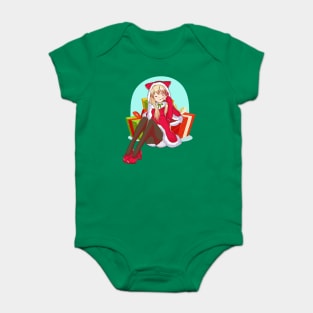 Christmas Anime Girl Baby Bodysuit